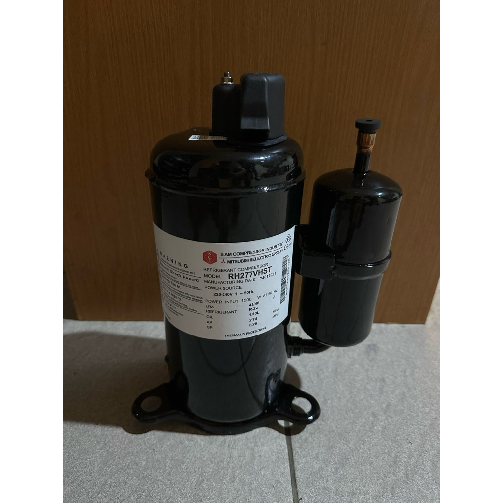 KOMPRESOR AC MITSUBISHI SIAM RH277VHST | KOMPRESOR AC 2PK R22