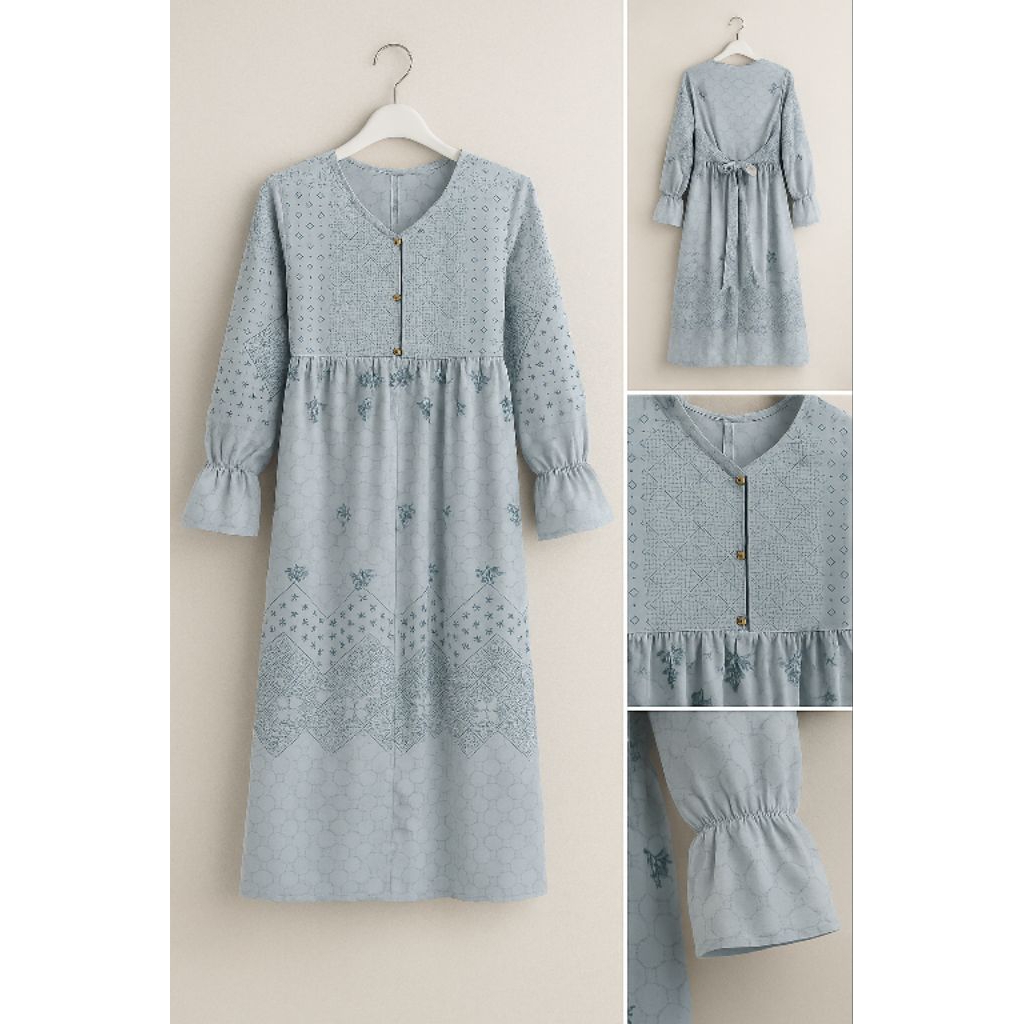 Outer ceruty Motif Bunga