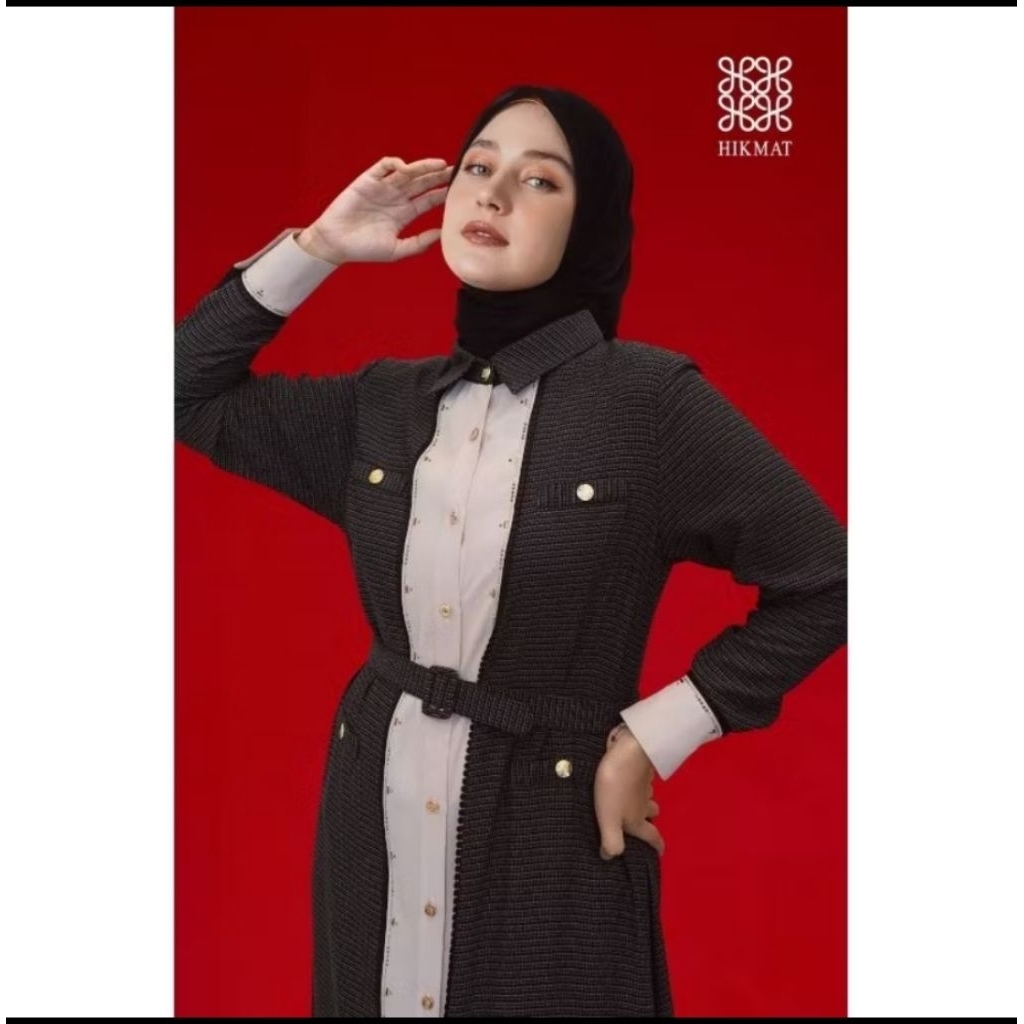 Gamis/Dress hikmat hitam PL like new