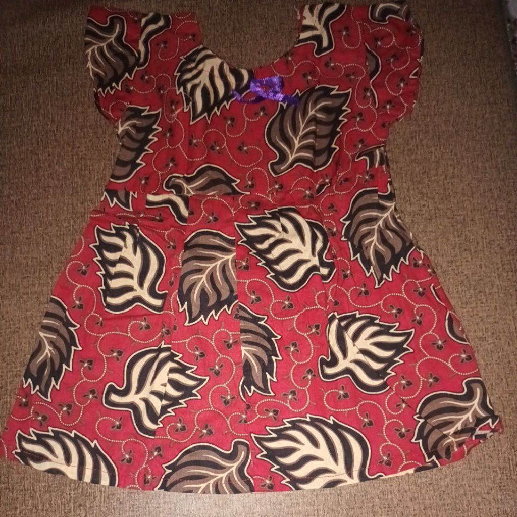 (PL) DRESS BATIK ANAK