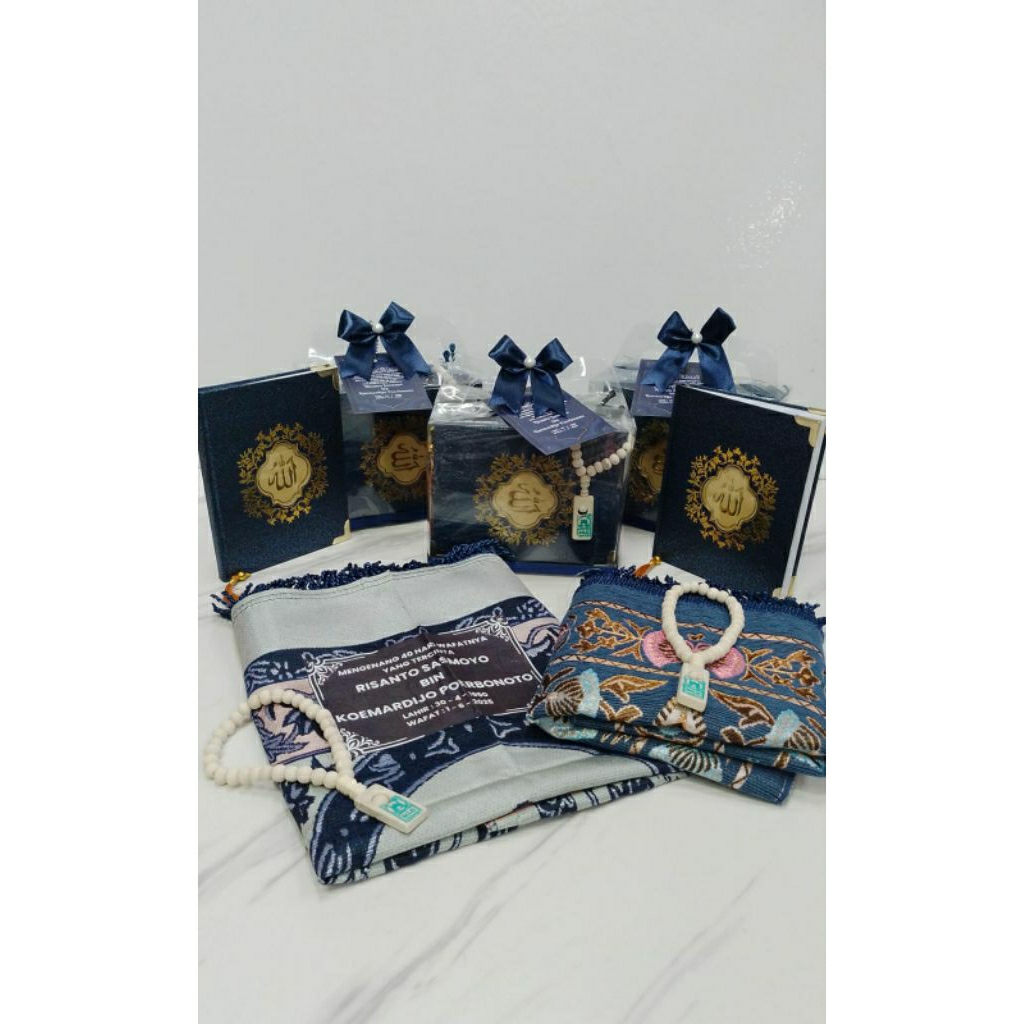 Hampers souvenir mengenang 40 hari/yasin tahlilan custom/pengajian 40 harian almarhum/souvenir buku 