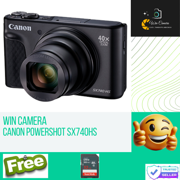 Canon powershot SX 740 HS / Kamera Digital / Camera Digital / Kamera Canon / Camera Canon