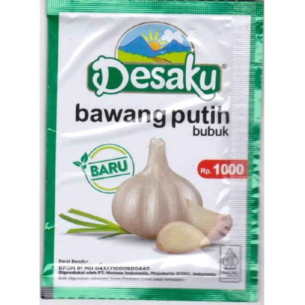 

Desaku Bumbu Bawang Putih Bubuk 12 Sachet x 6 gram ( 1 Renceng )