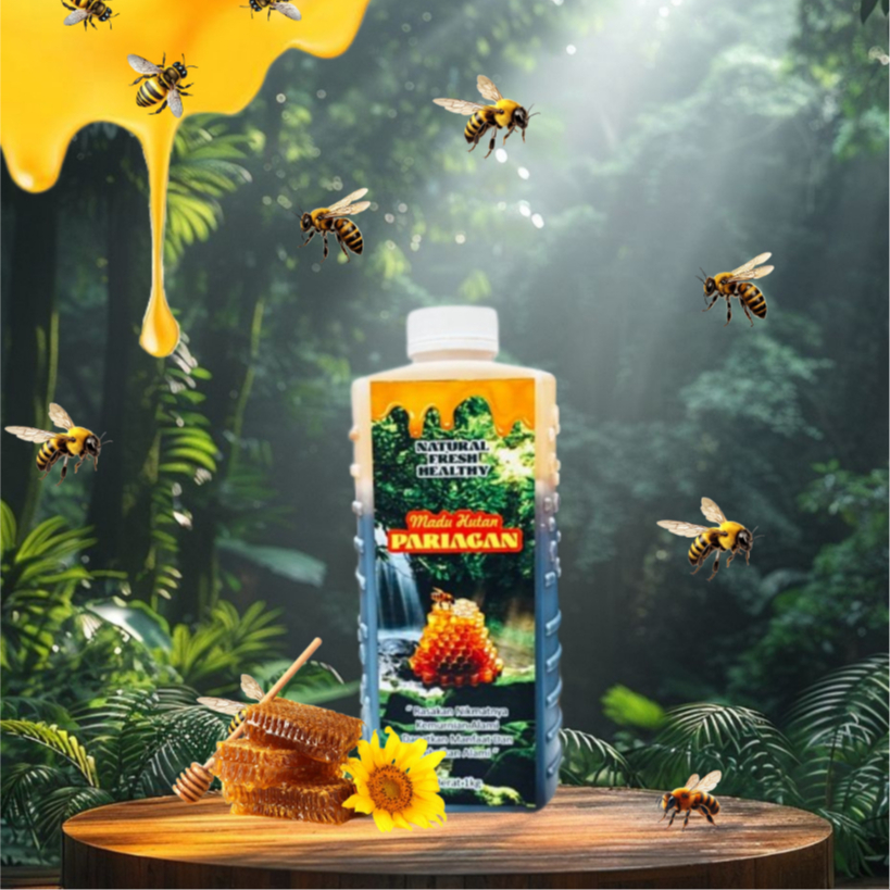 

Pariangan Madu Hutan Asli Sumatra 1kg