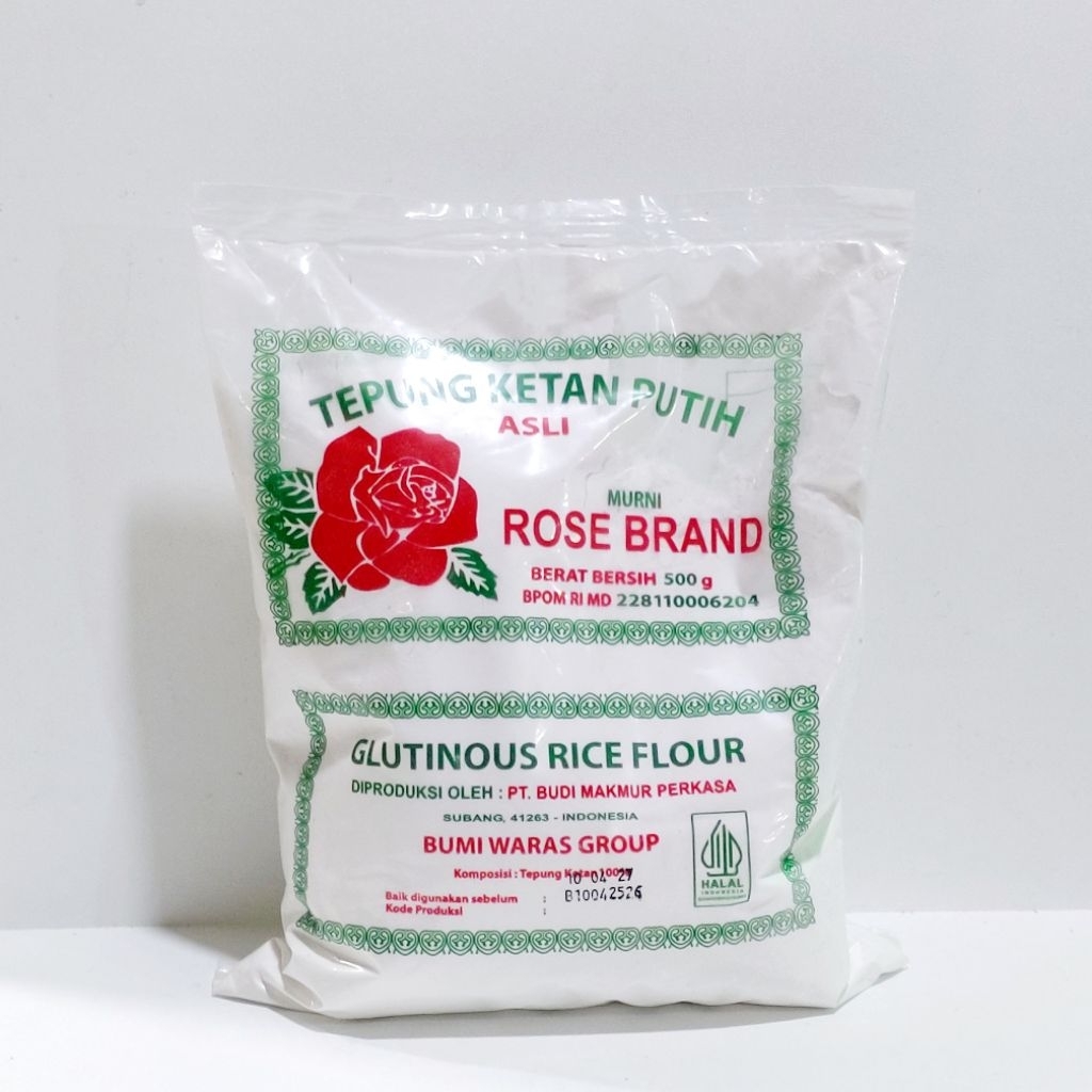 

TEPUNG KETAN PUTIH ROSE BRAND 500 GRAM