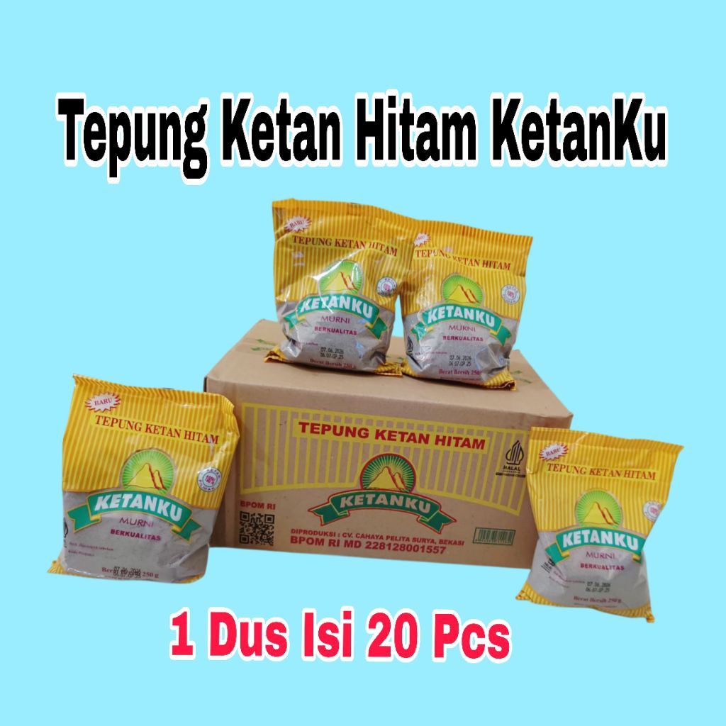 

Tepung Ketan Hitam KetanKu 1 Dus Isi 20 Pcs