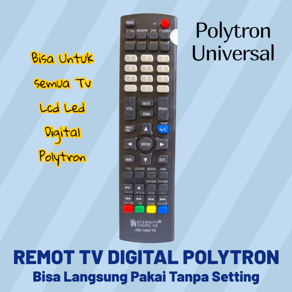 Remot Semua Tv Lcd Led  Digital Polytron