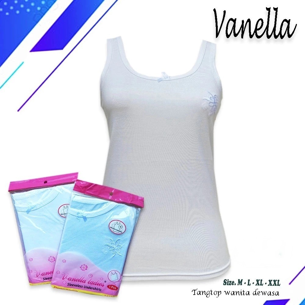 Singlet Vanela | Tanktop | Kaos Dalam Remaja | Singlet Wanita Vanella | Kaos | Singlet - Kaos Dalam 