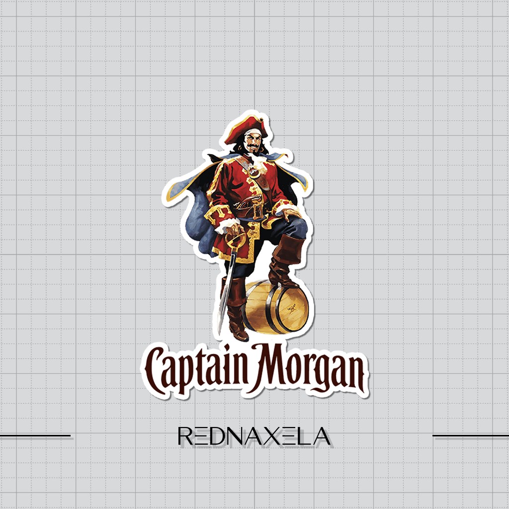 

Stiker Vinyl Captain Morgan 3 Stiker Koper Outdoor Waterproof Sticker