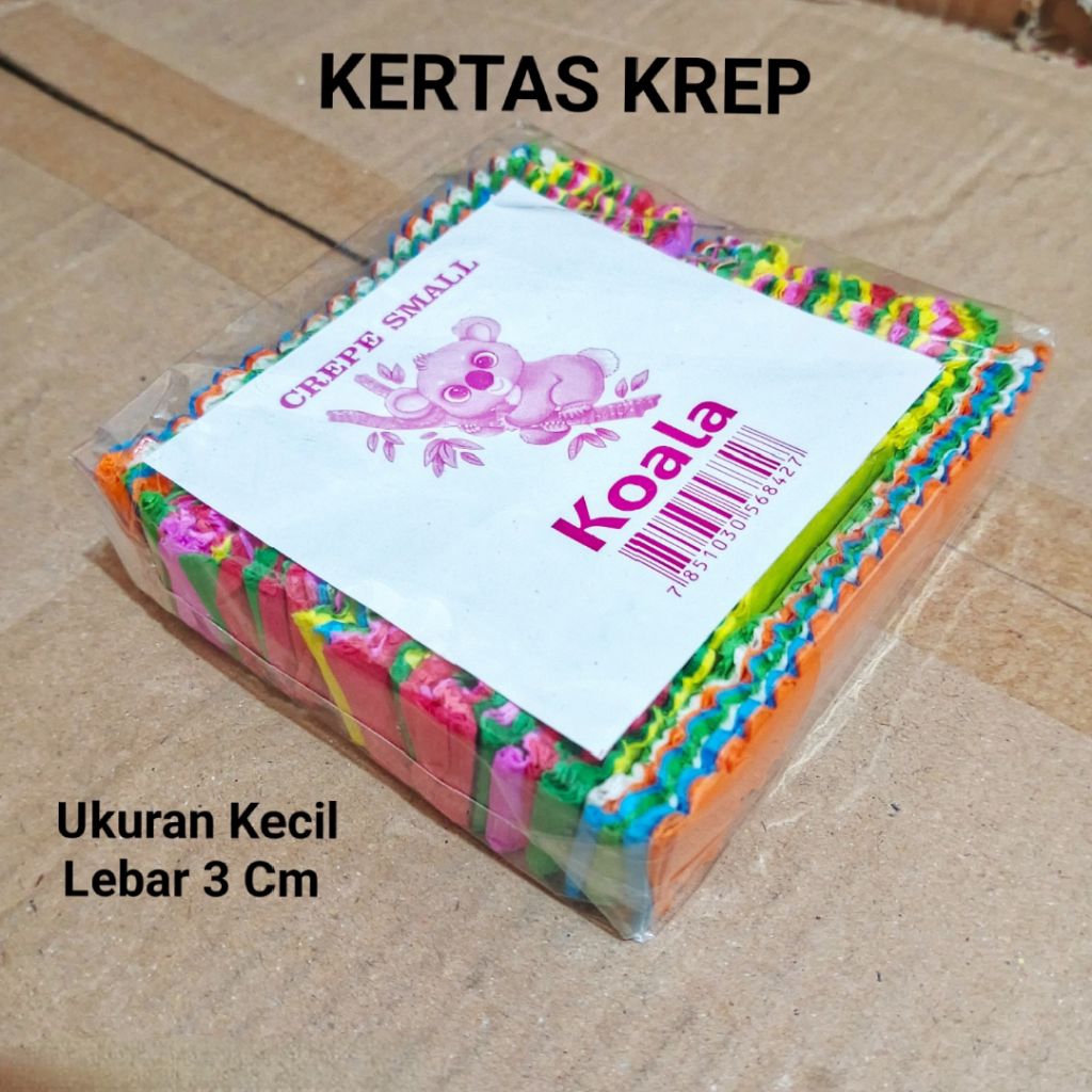 

1 Pak Kertas Krep Warna Warni Isi 10 Ikat ( UKURAN KECIL )