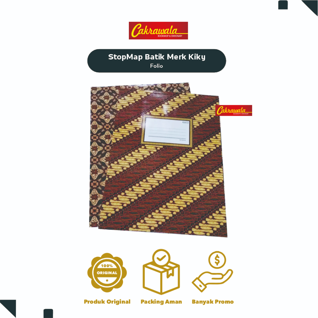 

Kiky Stopmap Batik | Map Batik Kertas Folio | Stopmap Dokumen Sekolah Kantor | ATK Murah
