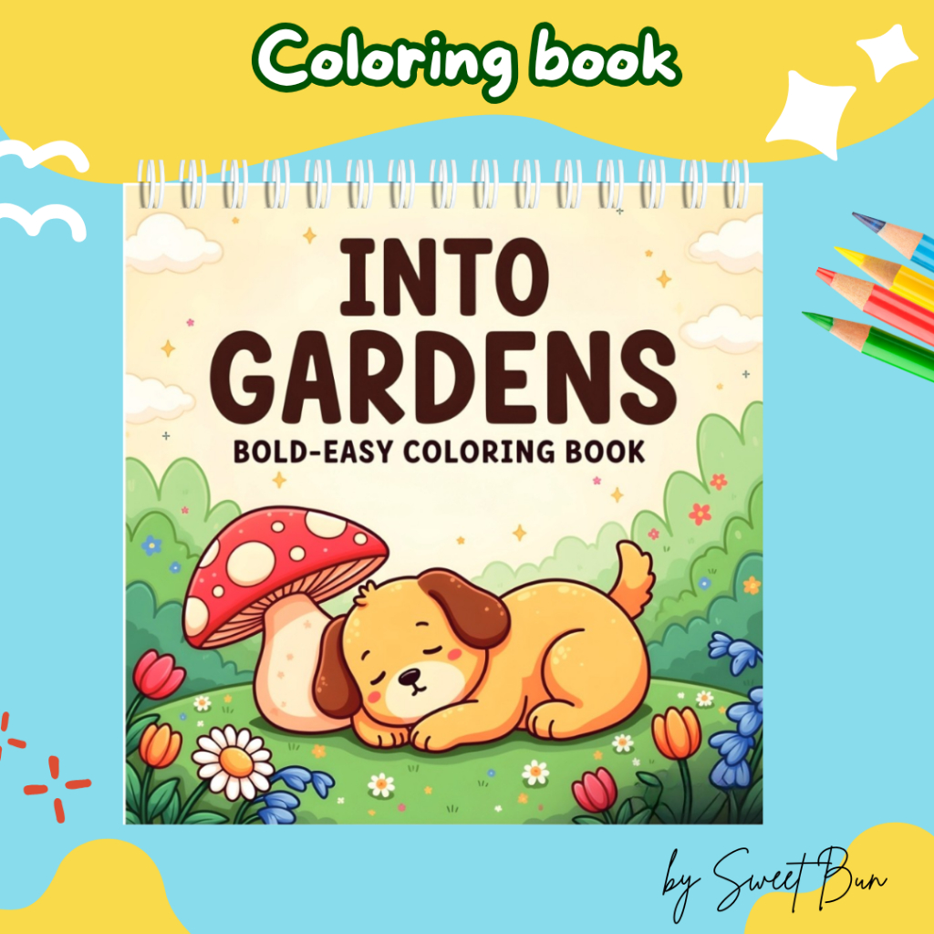 

Buku Mewarnai Anak Remaja Dewasa - Into Gardens Coloring Book