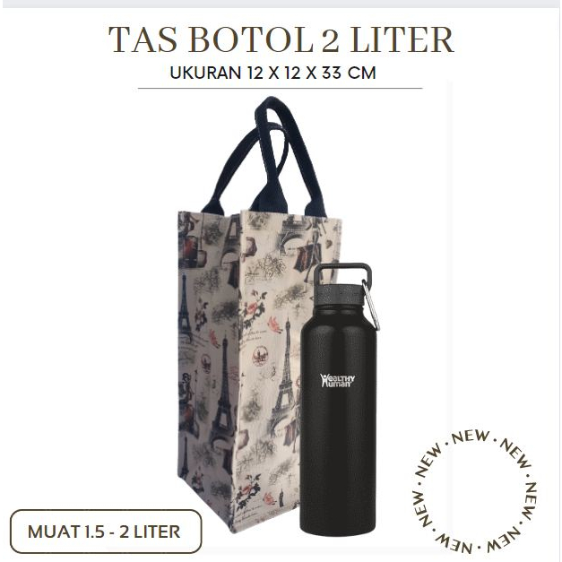 Sarung Botol Tumbler 2 Liter Tas Botol 2 Liter Motif Tali Webbing