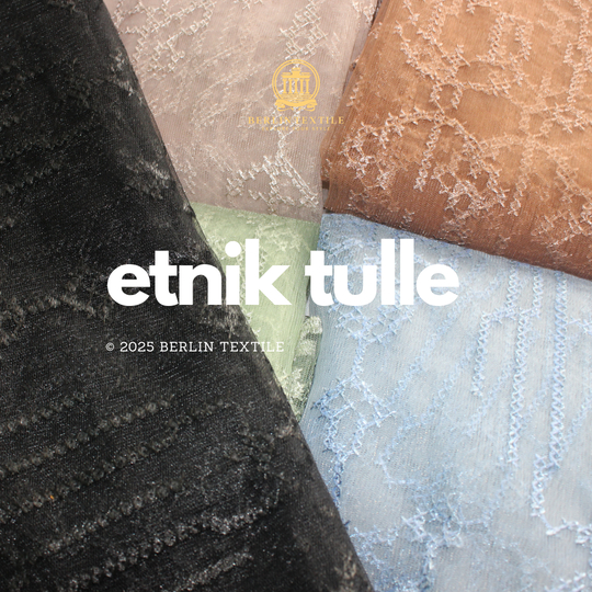 Etnik Tulle Bordir