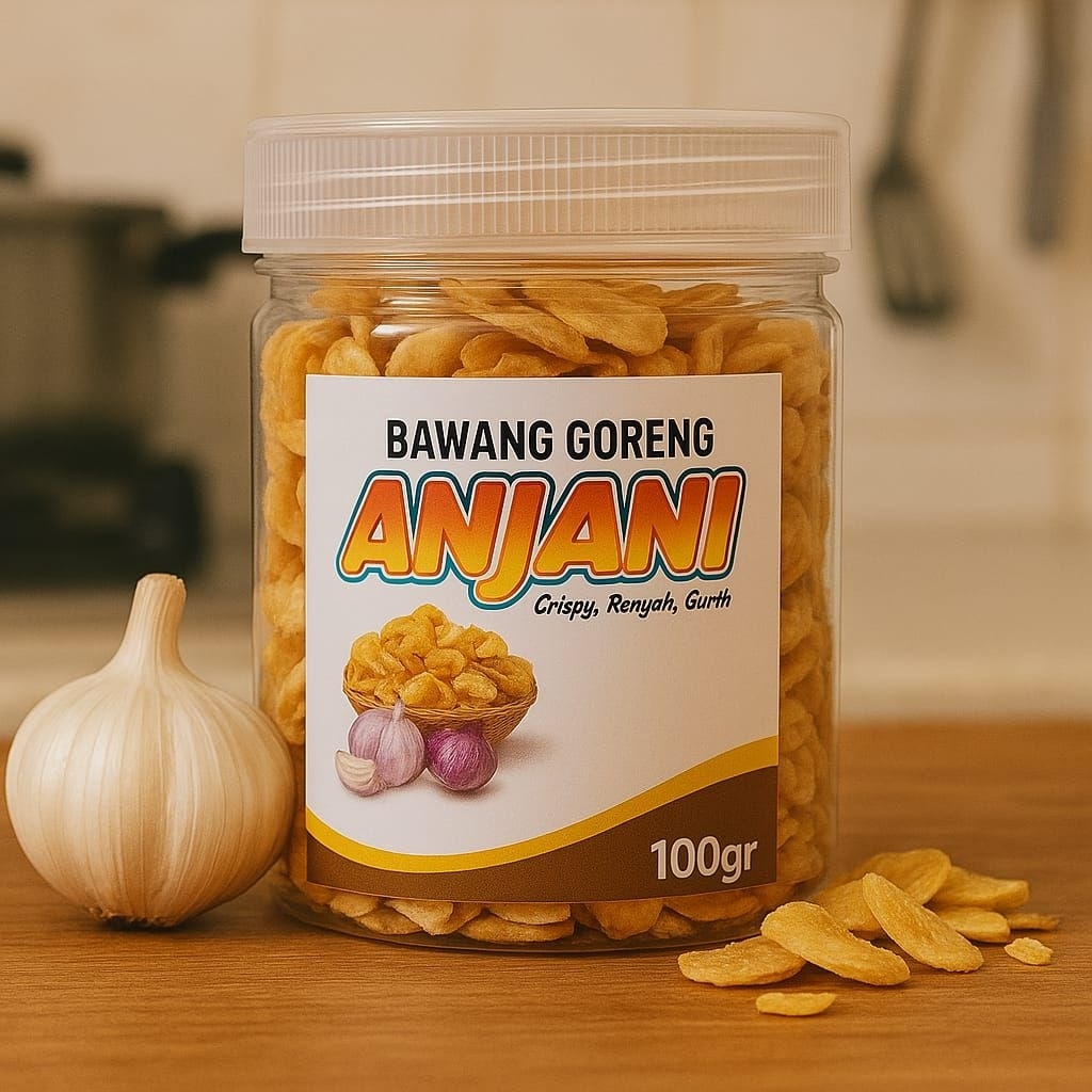 

BAWANG PUTIH GORENG PREMIUM KRISPY TAMPA CAMPURAN TEPUNG 100gr