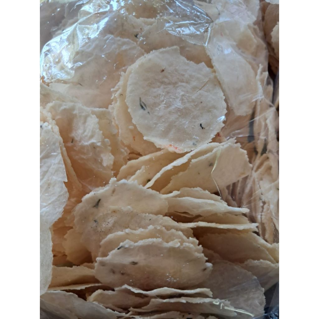 

Cemilan emping singkong/emping singkong mentah