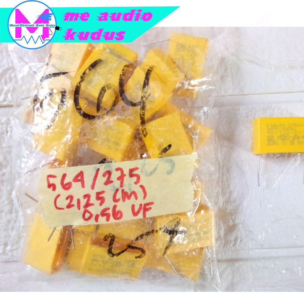 CAPASITOR MKT 564/275 (2,25CM) 0,56 uF