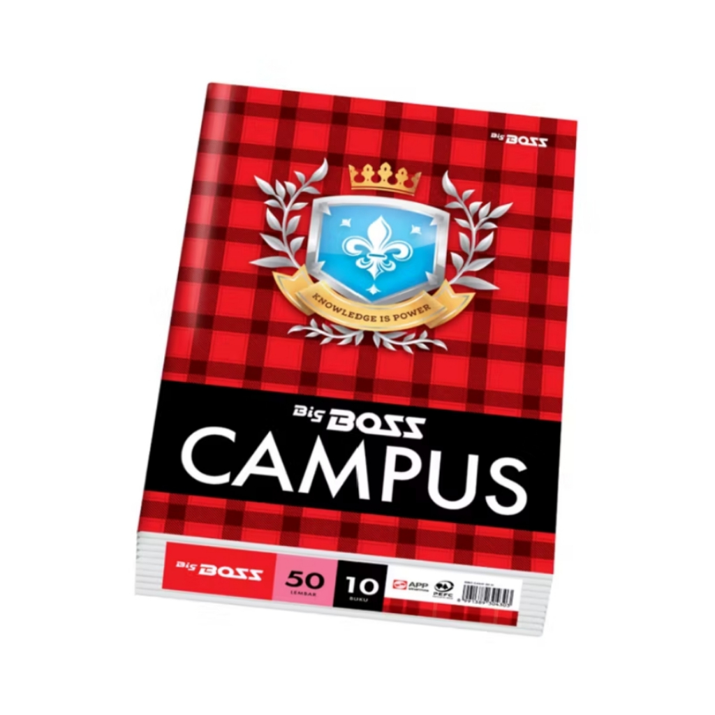 

Big Boss Campus Buku Tulis 50 Lembar (Motif Random)