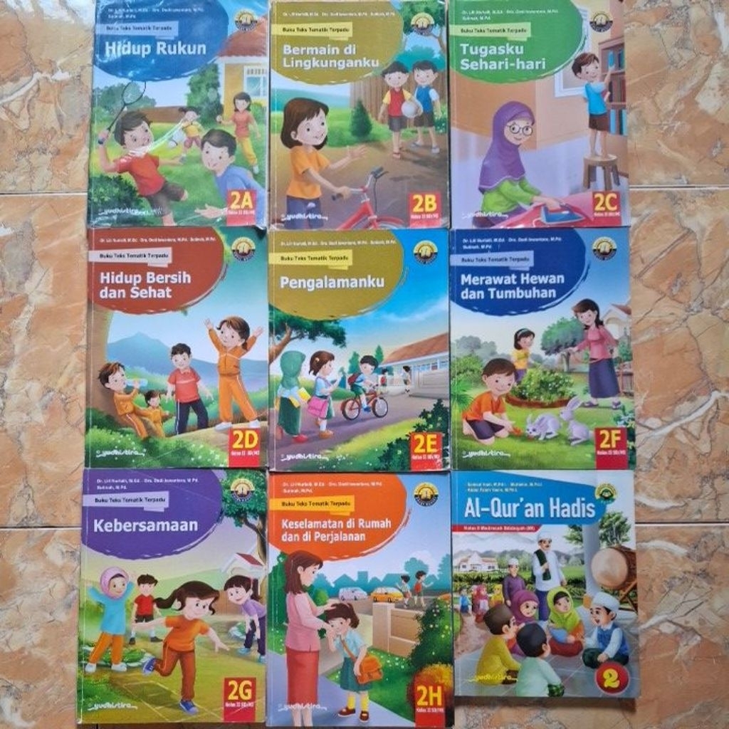 Buku Teks Tematik Terpadu 2 A B C D E F G H Yudhistira Kurikulum 2013 Edisi Revisi