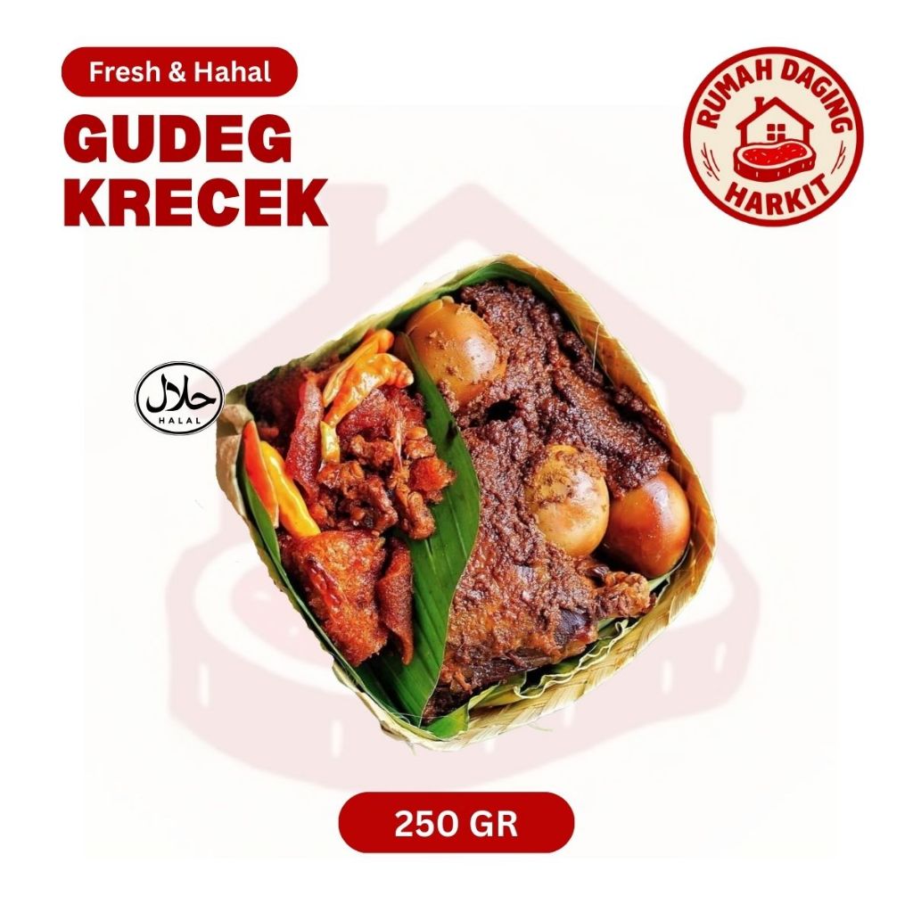 

Gudeg Krecek Pedas 250gr Kab Tangerang