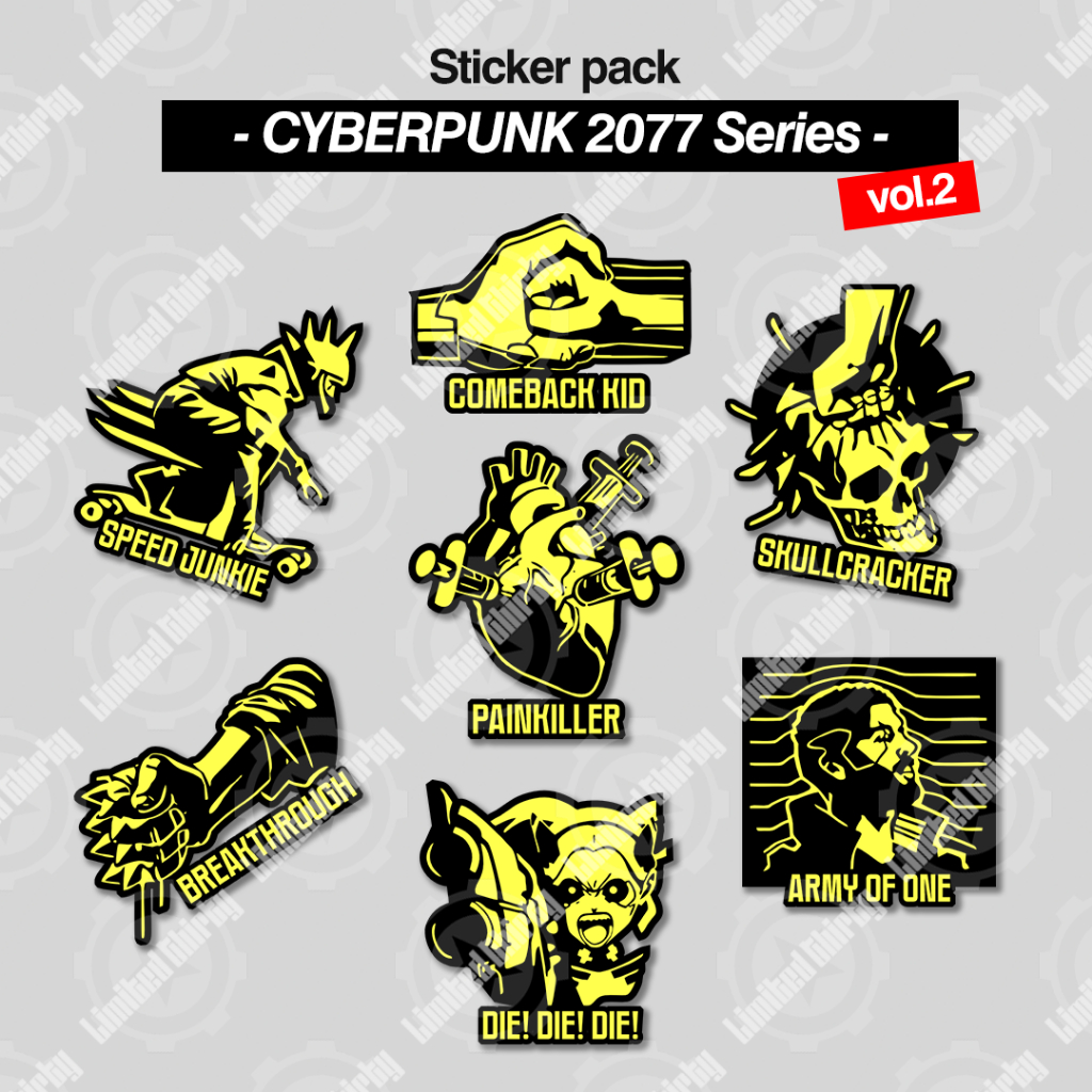 

Stiker Cyberpunk 2077 | Body Perks | Vinyl + Laminating