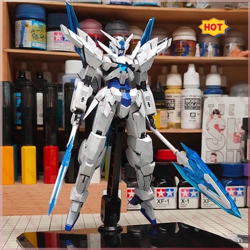 Ready Mainan robot FY-01 Lfrith Jiu Fighter HG 1/144 Xing Dong Model Robot Mainan rakitan model tang