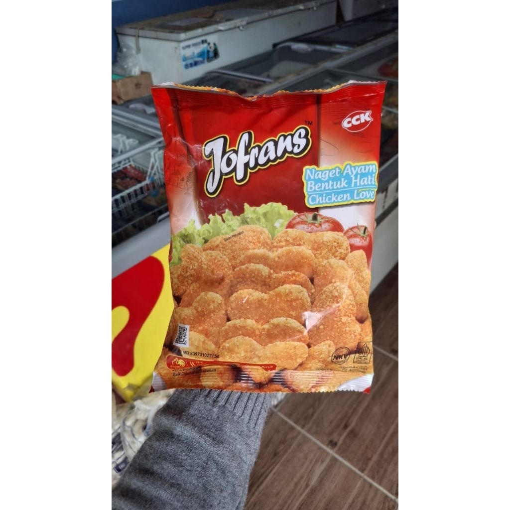 

Jofrans Naget Love 500g Frozen food cik ntik Jambi cemilan jajanan seblak korea jepang