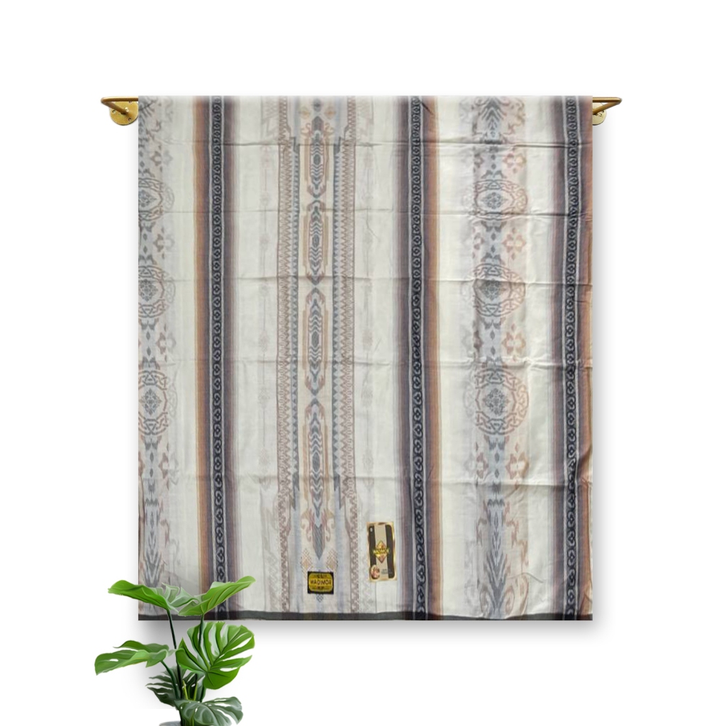 SEMPOL Wadimor Sarung Tenun Jacquard Antik Antiq KHUSUS PUTIH