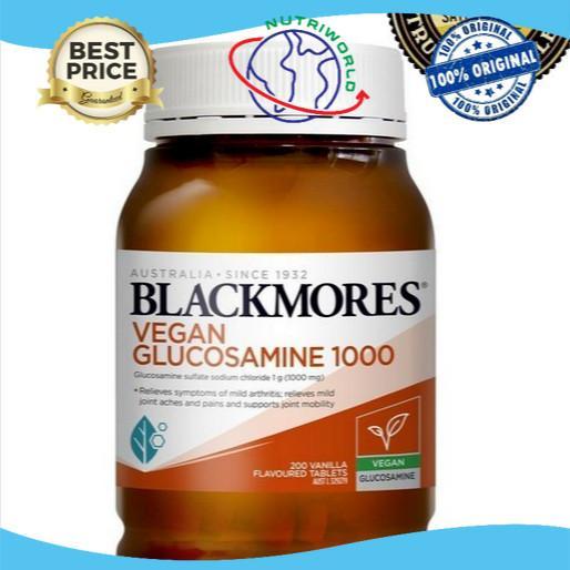 Blackmores Vegan Glucosamine 1000 200 Tablets | Suplemen Sendi untuk Vegan & Vegetarian – Plant-Base
