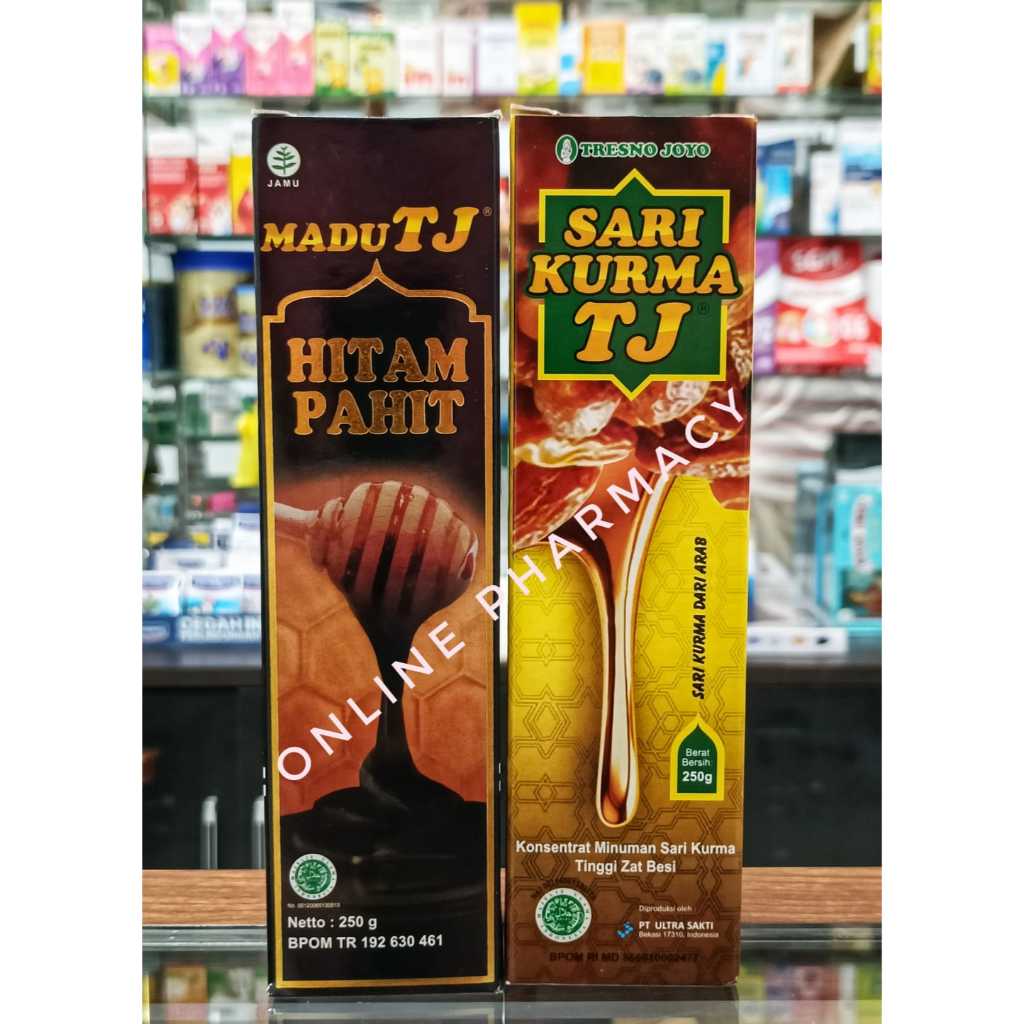 

Madu TJ Tresno Joyo Hitam Pahit & Sari Kurma 250ml