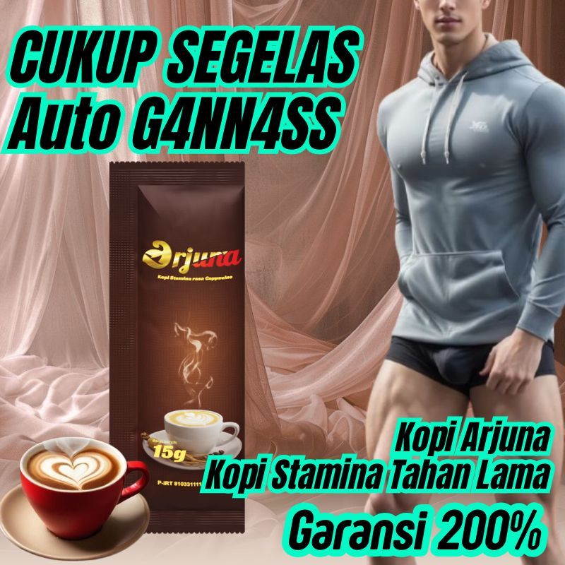 

Arijuna Kopi Stamina Tahan Lama AUTO GAN45 kopi kuat ekstra gingseng