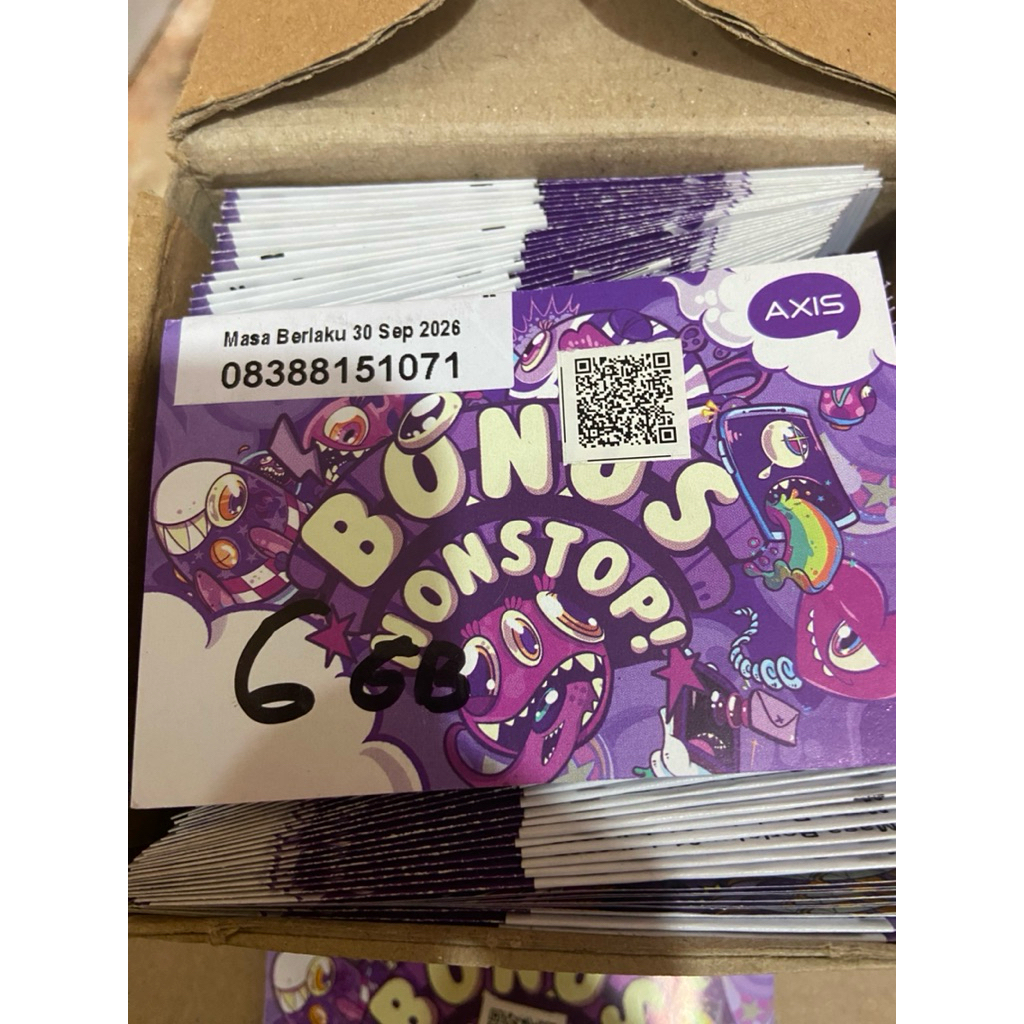 KARTU AXIS KUOTA 6GB NASIONAL