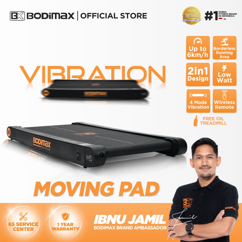BODIMAX MOVING PAD/Walking Pad 2 in 1/ Treadmil & body slimmer