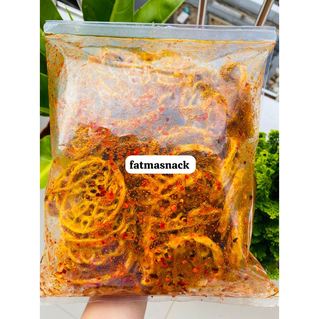 

seblak kerupuk mie/pukmi pedas daun jeruk/original daun jeruk kemasan 500gr 250gr