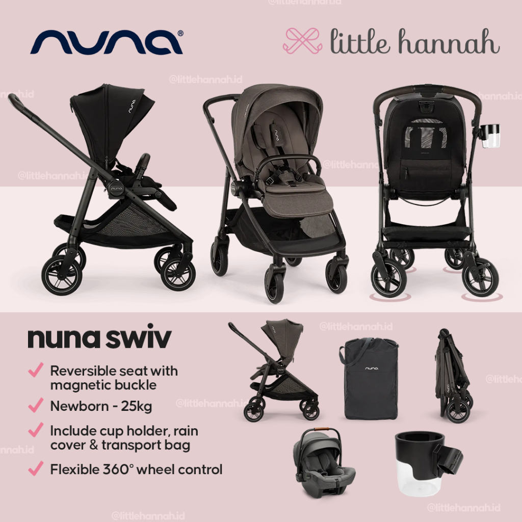 Nuna Swiv Stroller - Stroller Kereta Dorong Bayi NUNA SWIV - Stroller Bayi Nuna