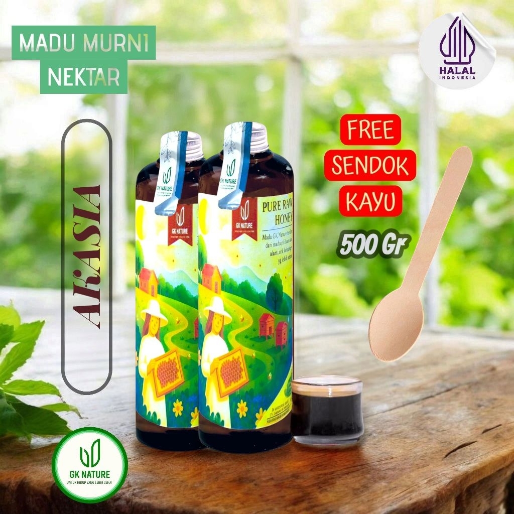 

Madu GK Nature Akasia Carpa Super Asli 100% l 500 Gr