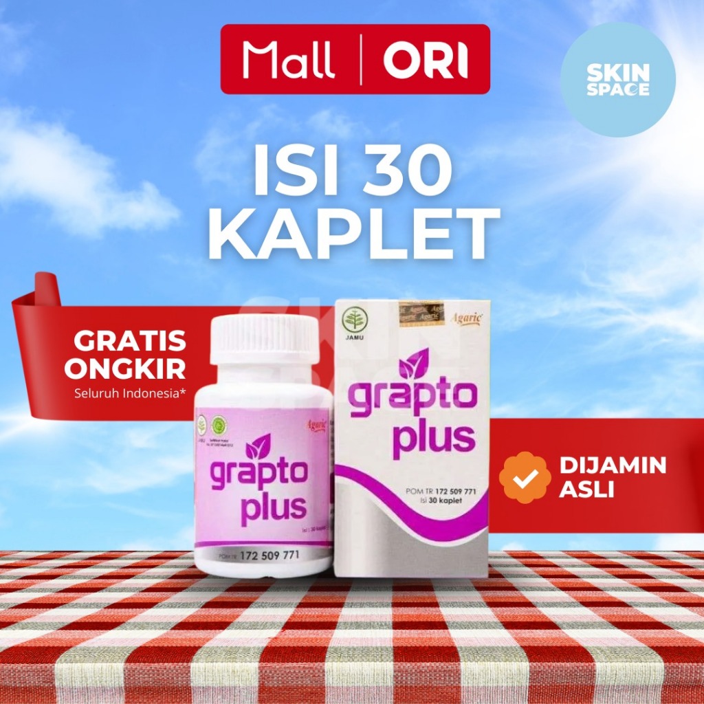 Grapto Plus Asli Original 30 Kaplet