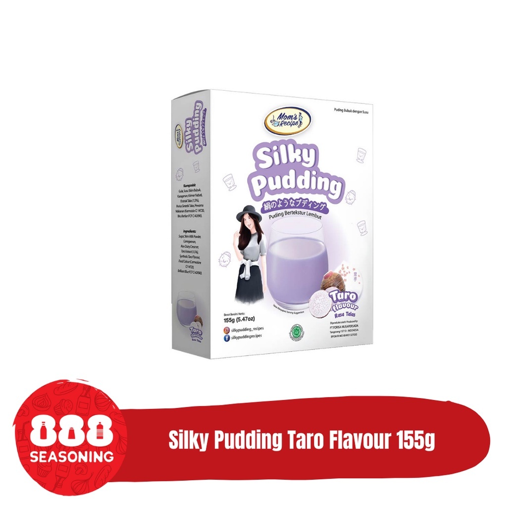 

[oddsolshop] pekanbaru/Mom's Recipe Silky Pudding Taro 155GR Bahan Puding Talas Ubi Ungu