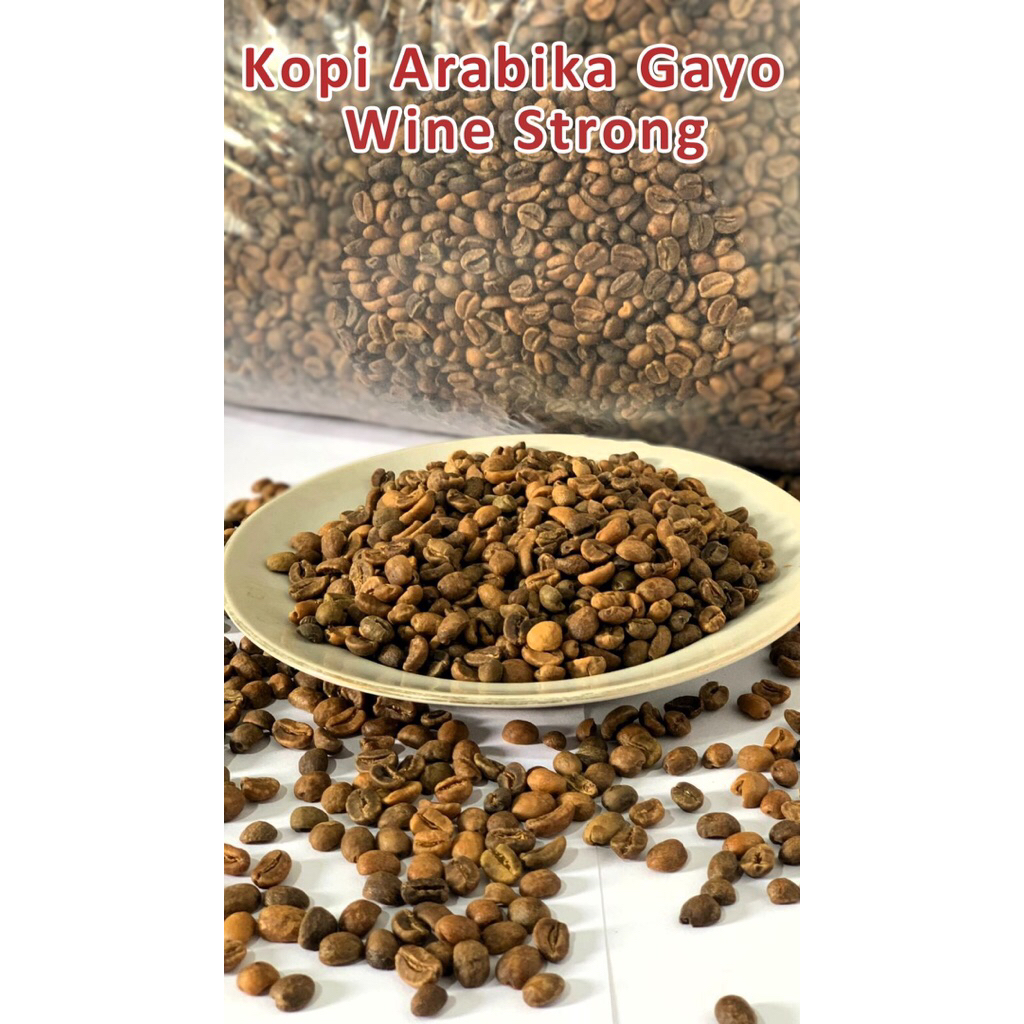Green Bean Arabika Gayo Wine Strong