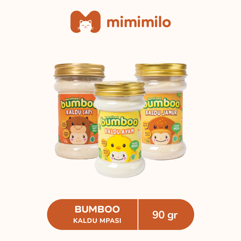 

BUMBOO Kaldu Ayam / Kaldu Sapi / Kaldu Jamur Asli 80gr - Kaldu MPASI - Kaldu NO MSG