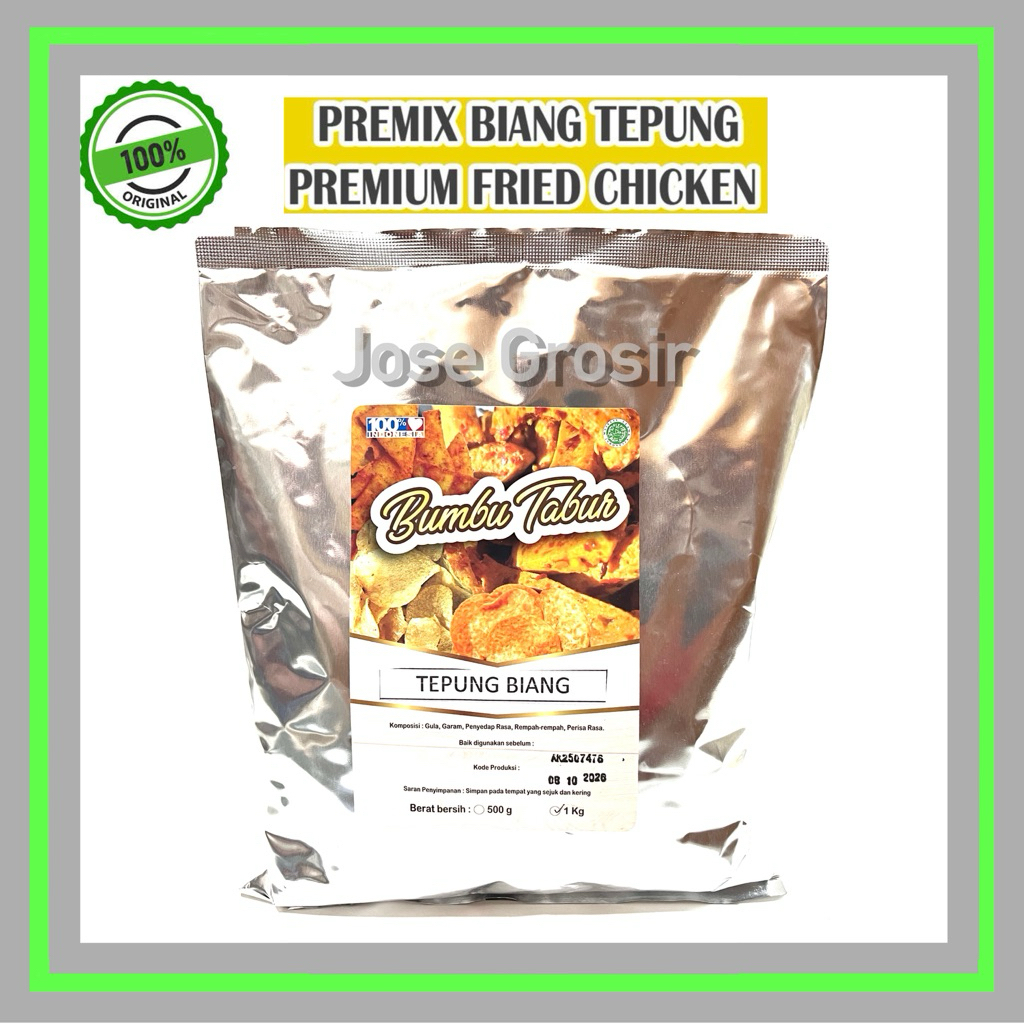 

Tepung Premix Biang Fried Chicken Crispy Premium 1kg
