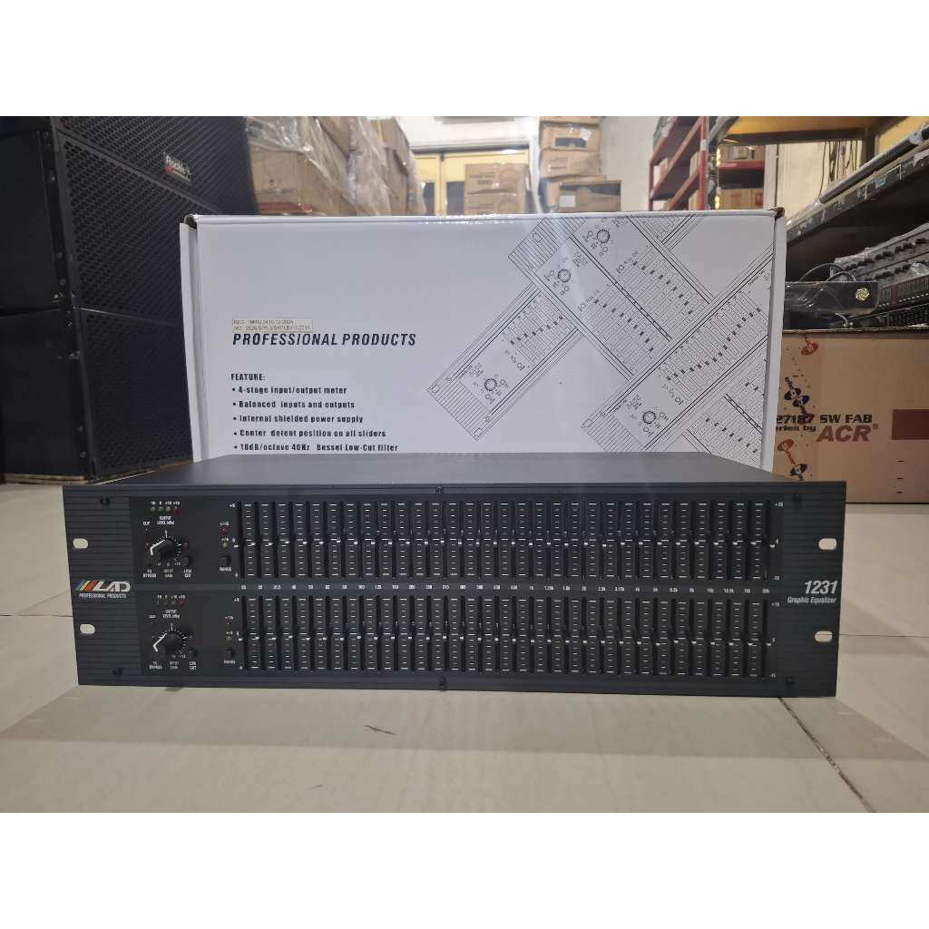 EQUALIZER LAD 1231 Eq lad 1231 Equalizer 1231