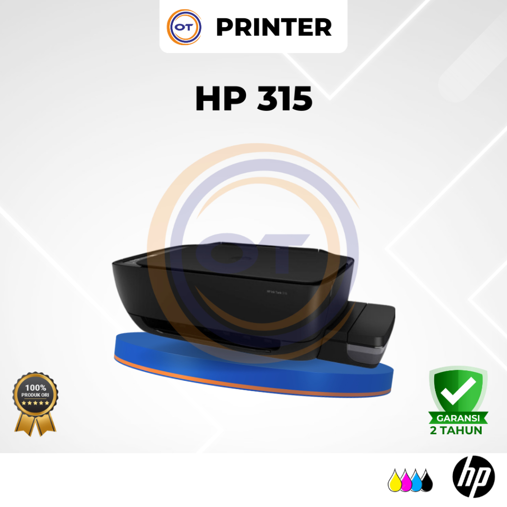Printer HP Ink Tank 315 (Print F4, Borderless A4, Scan Copy A4)