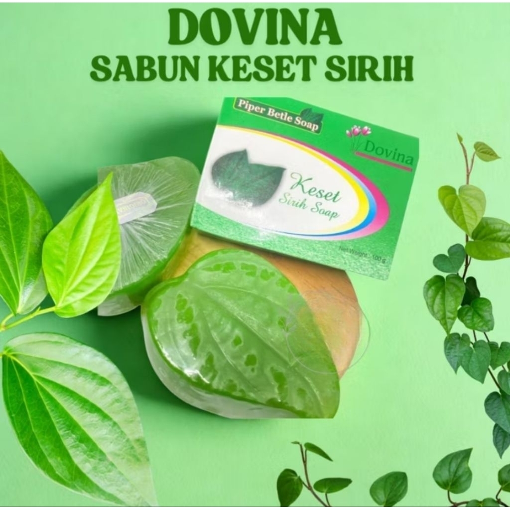 Dovina Sabun Sirih Keset Kesed / Green Tea Teh Hijau 100g