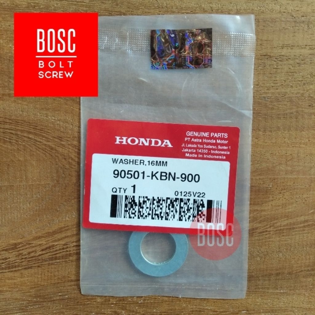 Ring 16 mm As Roda Belakang Vario 110 Beat Scoopy Genio 90501KBN900 AHM