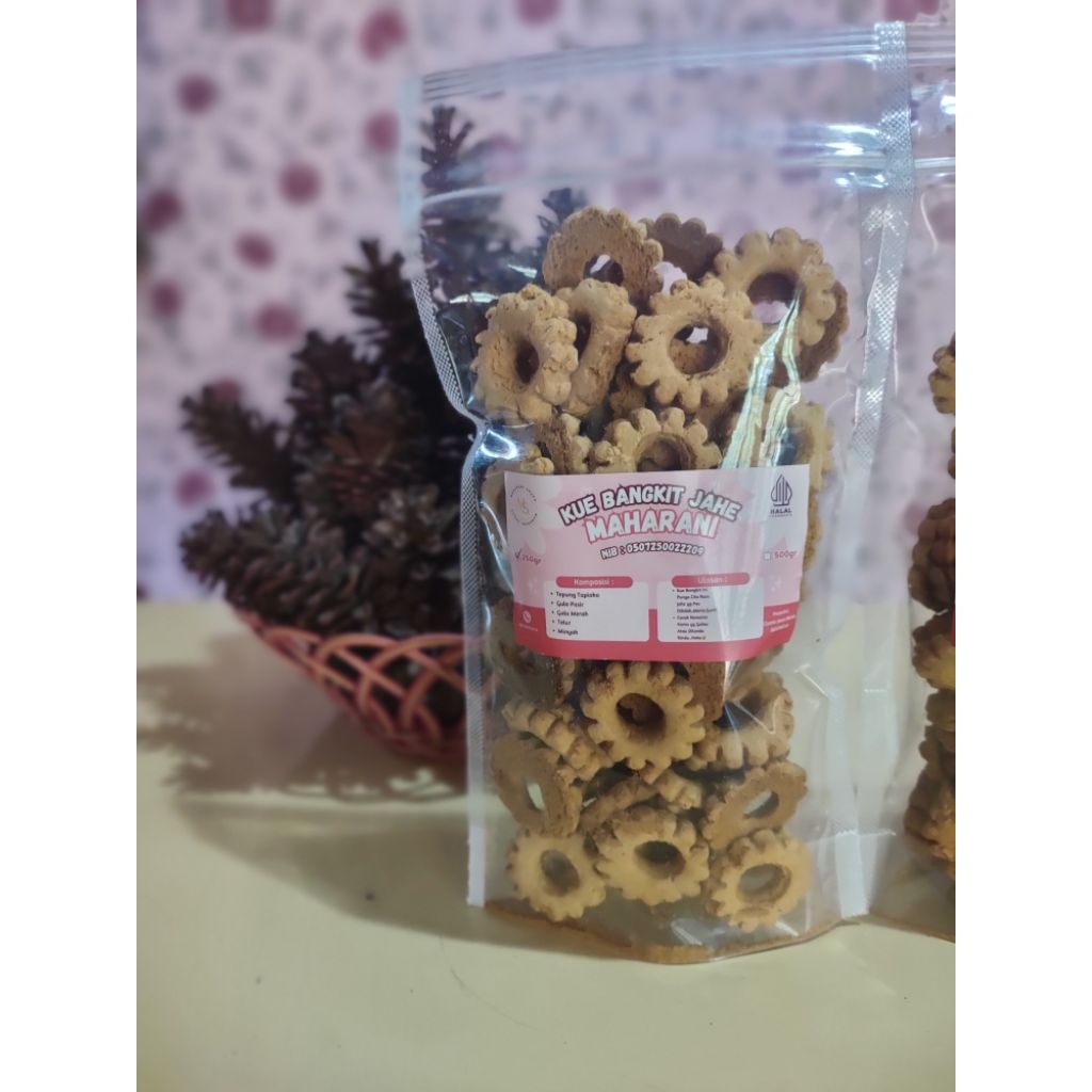 

Kue Bangkit Jahe 250Gr/Kue Jahe /Kue Bangkit
