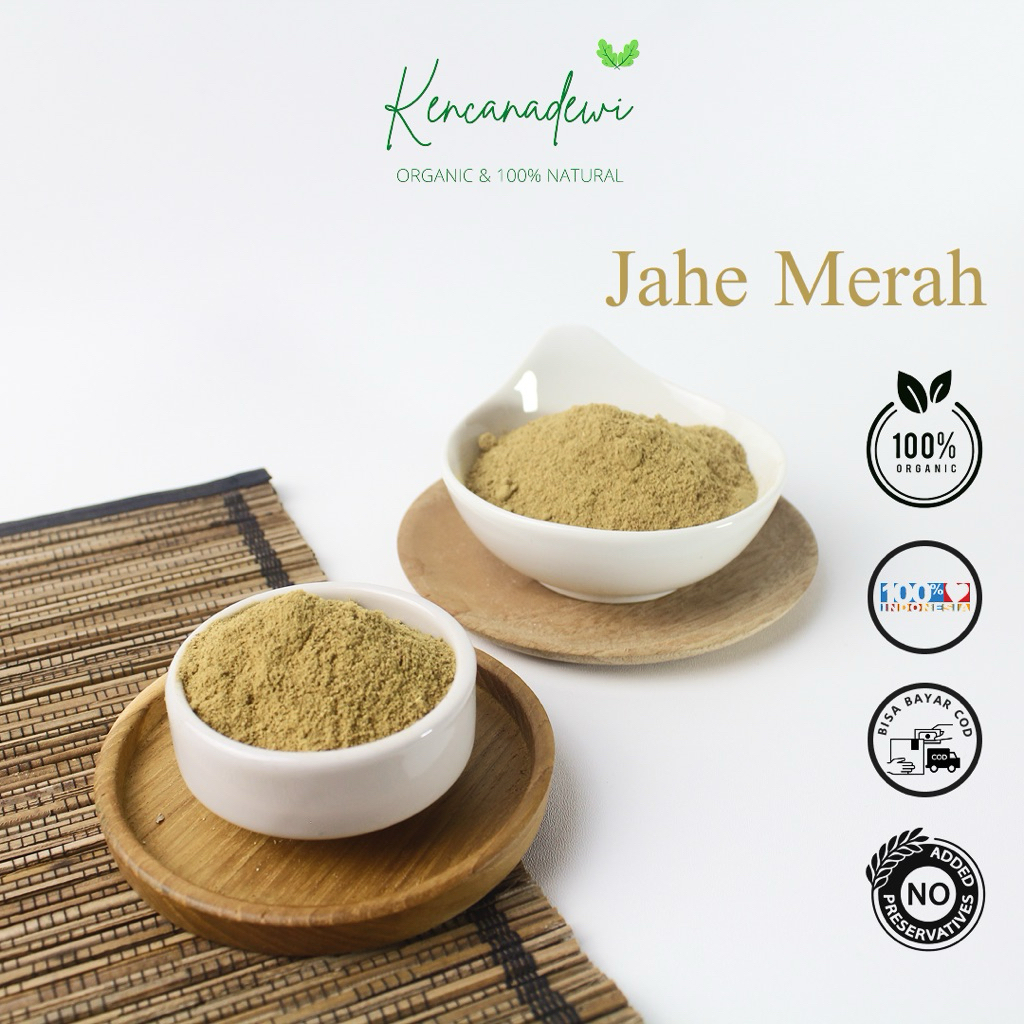 

Jahe merah bubuk murni premium - Red Ginger Powder 250gram - 1kg grade A