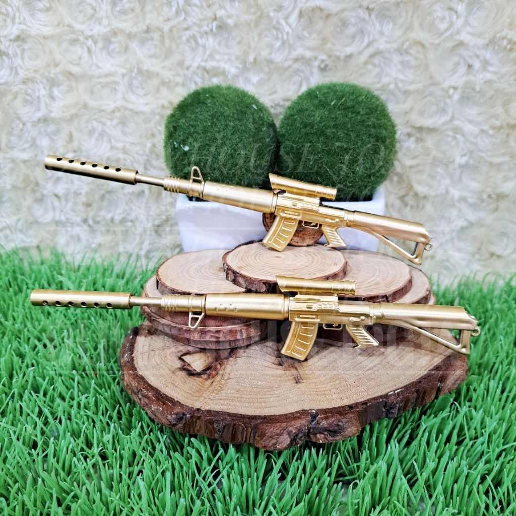 

Bolpoin Senapan Mainan Gold 2 pcs Pena Tembakan Mainan Set 2 Pcs