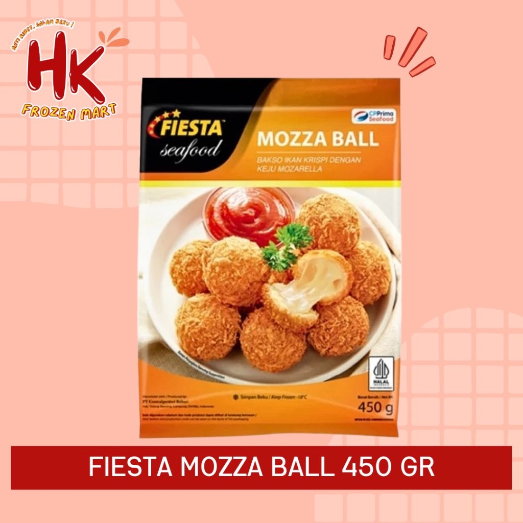 

Fiesta Mozza Ball 450gr | nugget keju lumer HK FROZEN MART