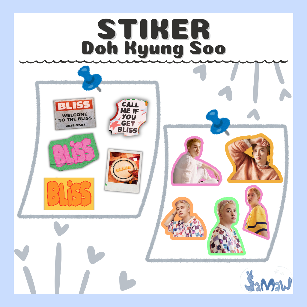 

Stiker D.O. Album Bliss | Stiker Freebies | Sticker Kpop Doh Kyung Soo | Stiker D.O. EXO